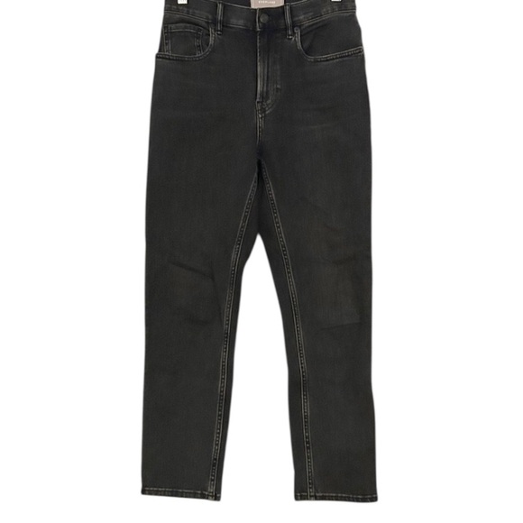 Everlane Black High Rise Straight Ankle jeans Size 26 - Picture 3 of 11